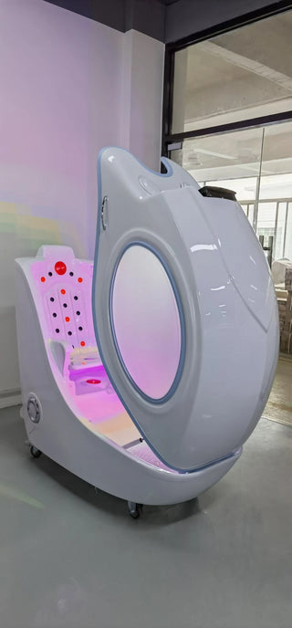 Infrared Ozone Standing Electric Sauna Spa Capsule Multi-Voltage Compatibility (CN/US/AU/EU/UK/JP) ABS Material Body Skin