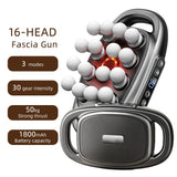 Load image into Gallery viewer, 16-Head Fascia Gun High-Frequency Vibration Body Massage Gun Back and Waist Massager Neck Shoulder Massager Muscle masajeador