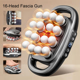 Load image into Gallery viewer, 16-Head Fascia Gun High-Frequency Vibration Body Massage Gun Back and Waist Massager Neck Shoulder Massager Muscle masajeador