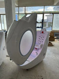 Load image into Gallery viewer, Infrared Ozone Standing Electric Sauna Spa Capsule Multi-Voltage Compatibility (CN/US/AU/EU/UK/JP) ABS Material Body Skin