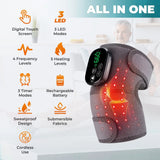 Load image into Gallery viewer, 3-in-1 Multifunctional Kneepad Electric Infrared Heating Knee Pad 650nm&amp;850nm Red Light Leg Joint Brace Muscle Relax