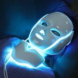 Load image into Gallery viewer, 7 Colors Light LED Face Neck Beauty Mask Photon Red Light Facial Skin Care Anti Aging Rejuvenation Brighten Skin Care Tool