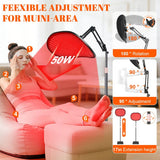 Load image into Gallery viewer, Astarexin Red Light Therapy for Face Body, 2-in-1 Infrared 432 LEDs Light Therapy with 660nm &amp; 850nm Near Redlight Device Large Panel with Remote Stand Timer