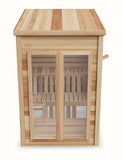 Load image into Gallery viewer, Ventilated Wood Hemlock Sauna Room Large Picture Window Indoor and Outdoor Suitable for Apartment Villa Electric Heating