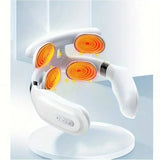 Load image into Gallery viewer, Portable 4D Electric Neck &amp; Shoulder Massager USB Rechargeable Heating Hot Pressing Magnetic Pulse Neck Massage Instrument
