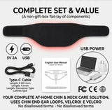 Load image into Gallery viewer, LED Light Wrap for Chin Firming, 660nm &amp; 850nm Infrared LED Band with Timer for Neck, Arms, Calves, Cordless Design