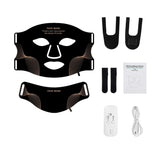 Load image into Gallery viewer, Silicone LED Mask Face With Neck 7 Colors LED Photon Red Light Infrared Therapy Flexible Facial Mask Repair Skin Wireless Use