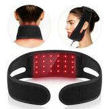 Load image into Gallery viewer, LED Light Wrap for Chin Firming, 660nm &amp; 850nm Infrared LED Band with Timer for Neck, Arms, Calves, Cordless Design